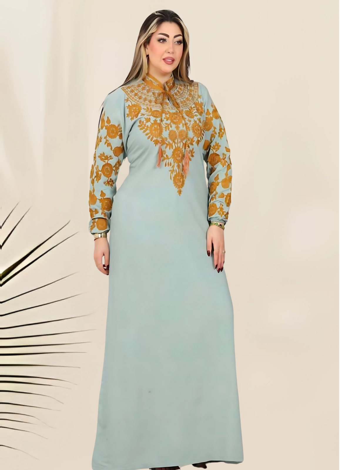 A1025 عبايه استقبال قطن  كود