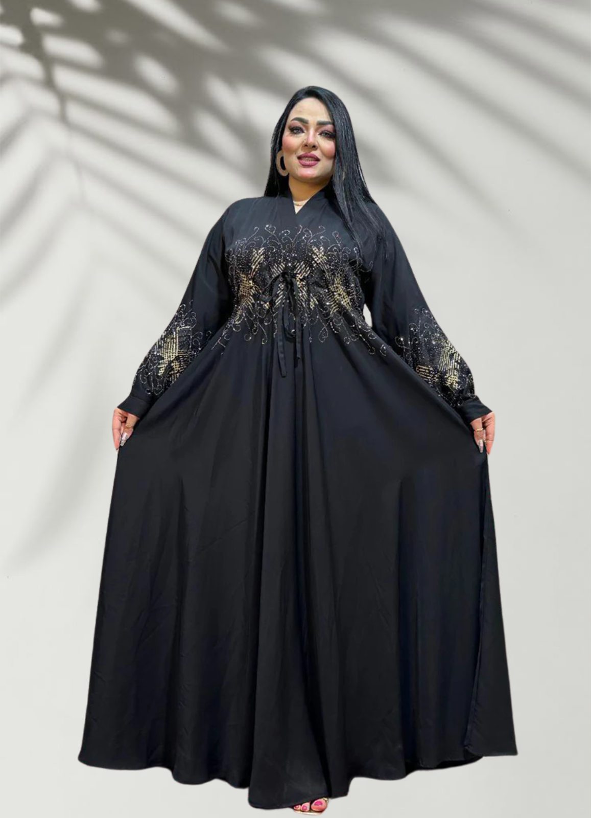 عباية خليجي حرير خروج حريمى كود 142