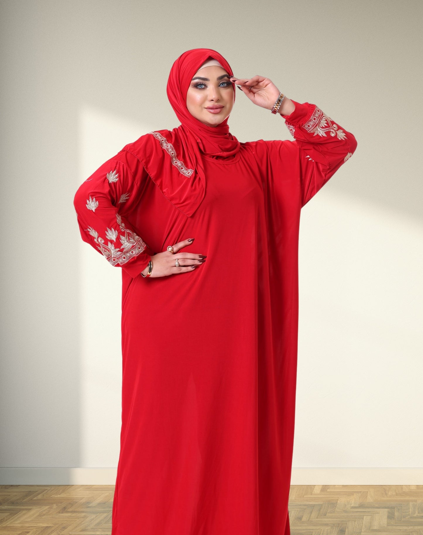 اسدال محجيات مطرز كود  80125