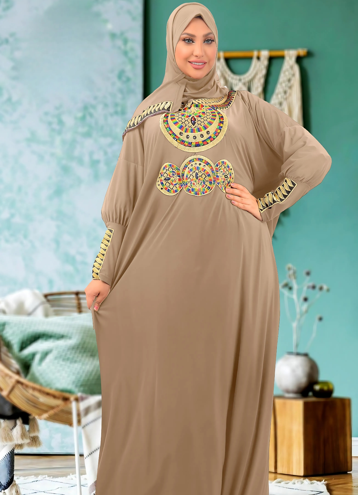 اسدال  محجبات مطرز  467