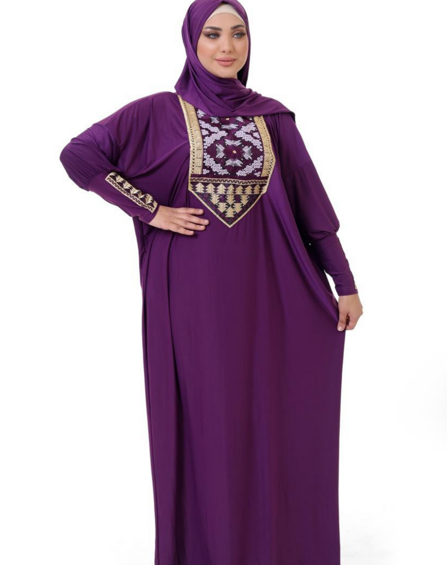 اسدال محجيات مطرز كود  80114