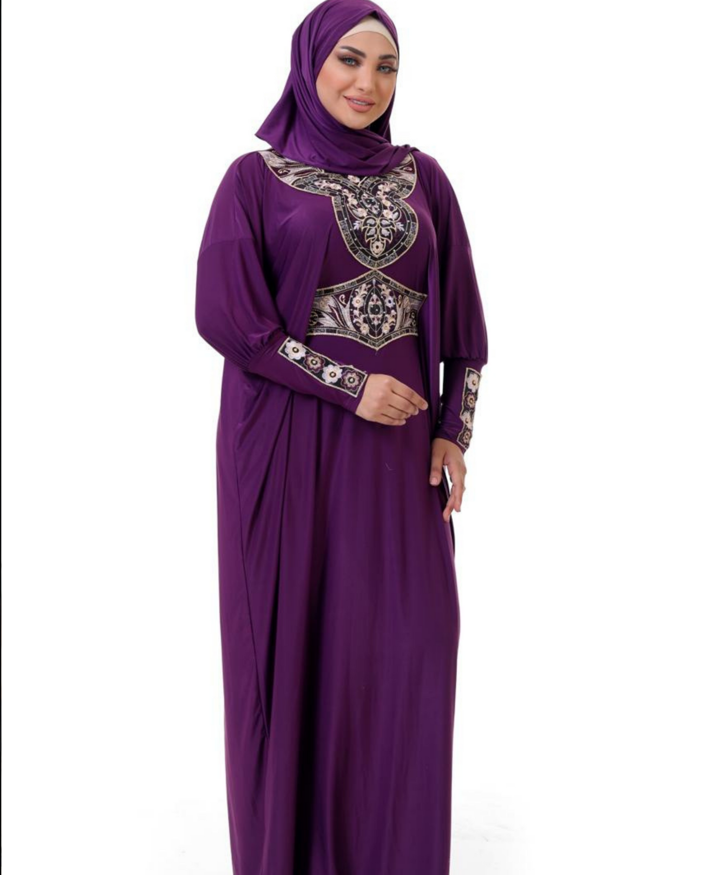 اسدال محجبات مطرز كود  80112