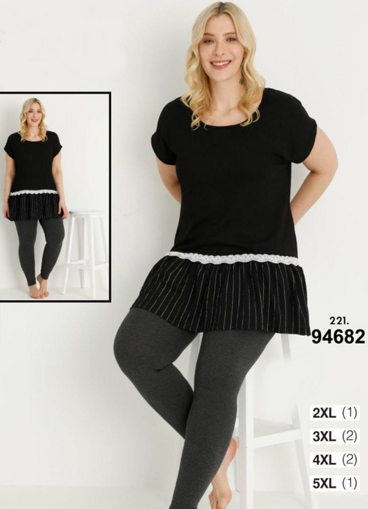 M S Y بيجامة قطن تركى 2 قطعة 94682من