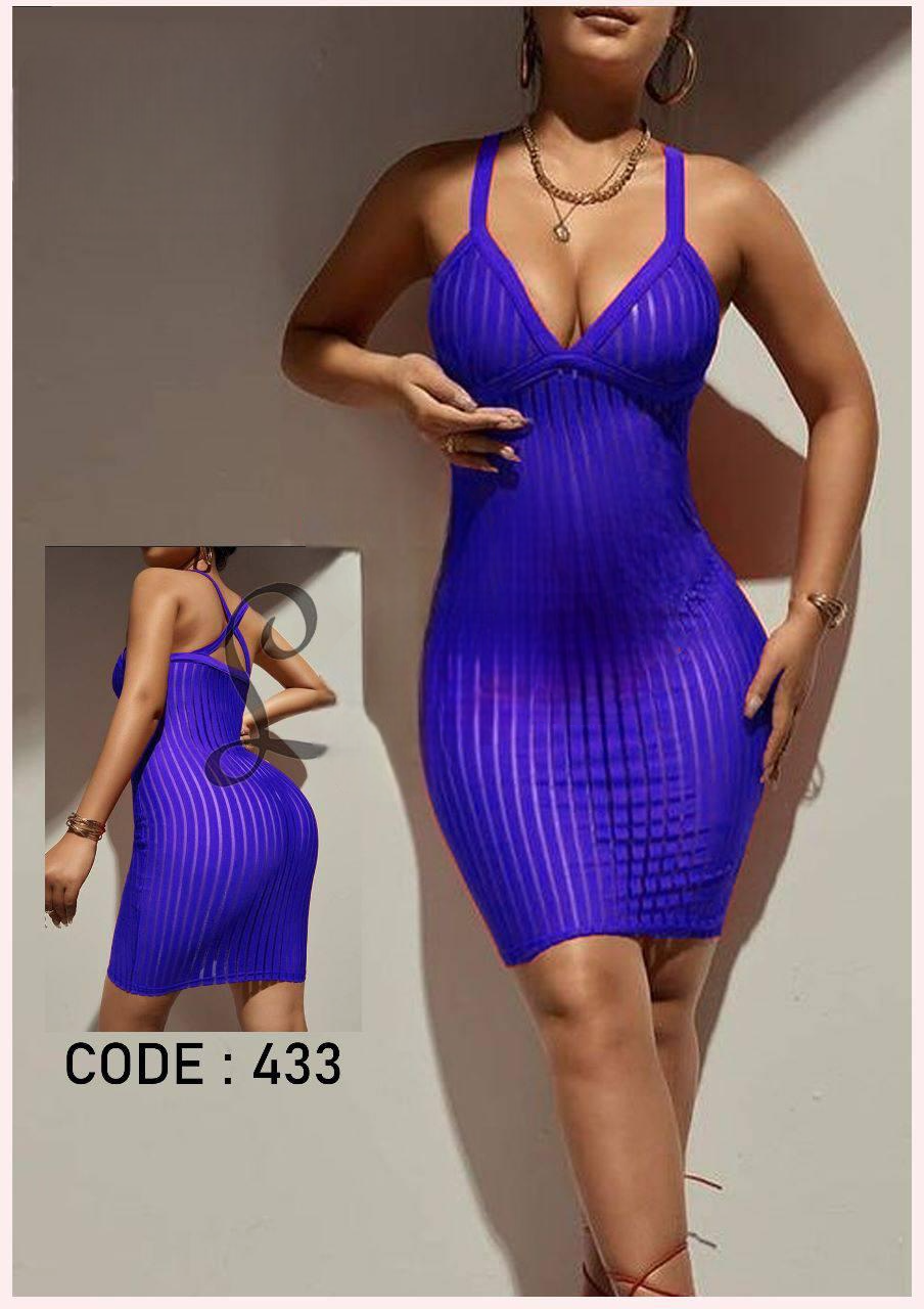 433 لانجرى شيفون فري سايز كود