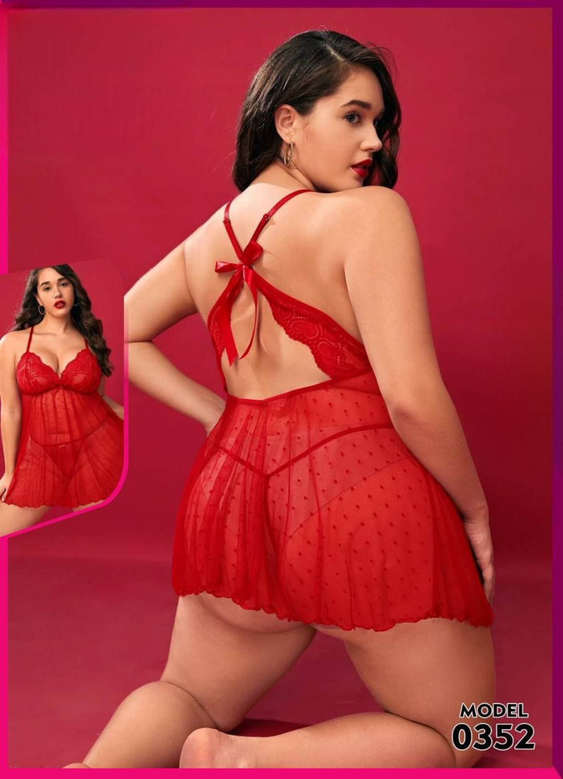 0352 لانجرى شيفون بيج سايز كود