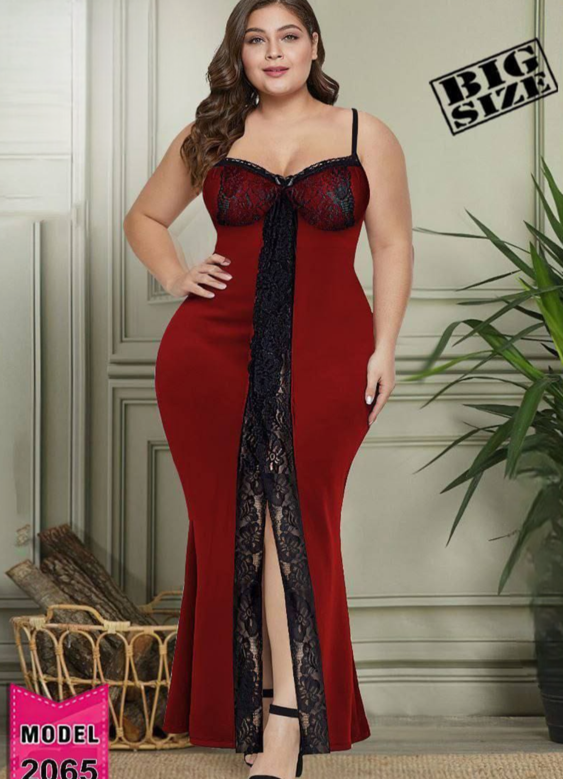 2065 لانجرى شيفون بيج سايز كود