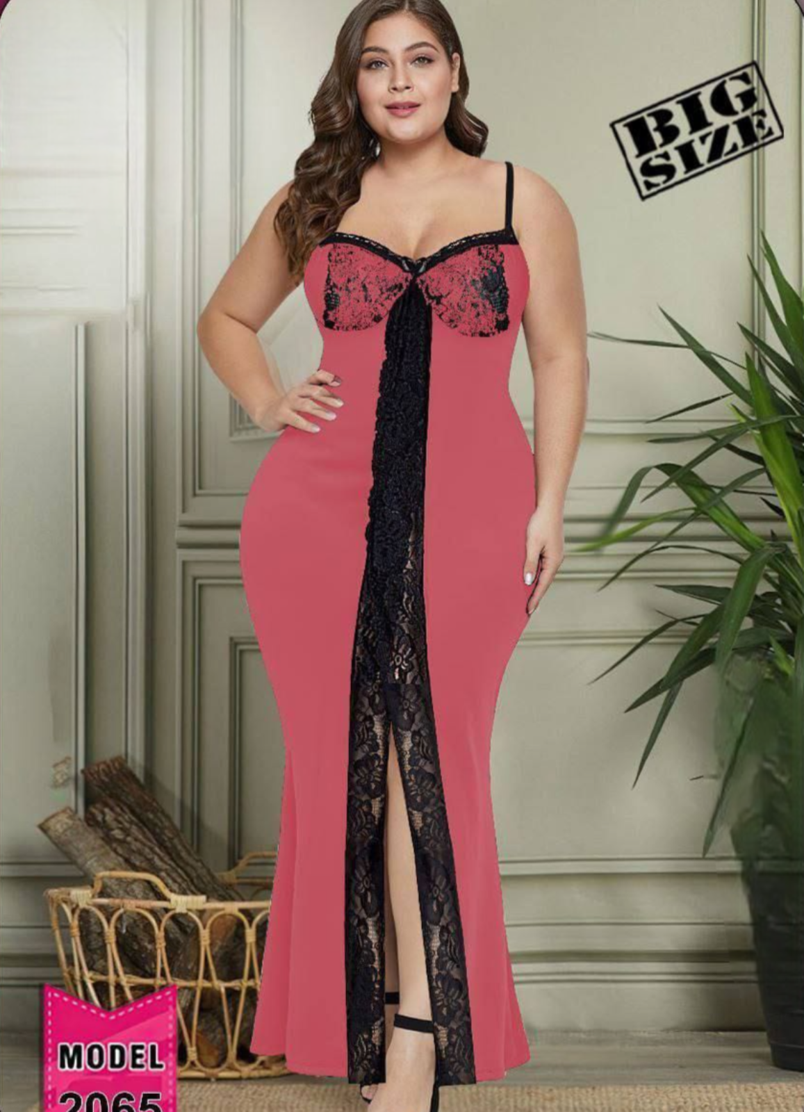 2065 لانجرى شيفون بيج سايز كود