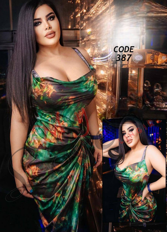 387 لانجرى شيفون فري سايز كود