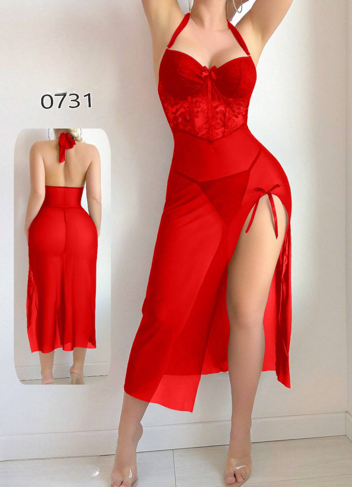 0731 لانجرى شيفون فري سايز كود