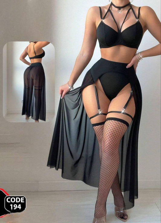 194 لانجرى شيفون فري سايز كود