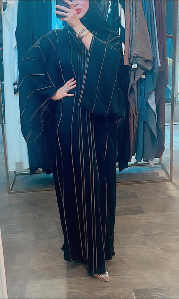 ملحفة خليجي حرير خروج حريمى كود 1487