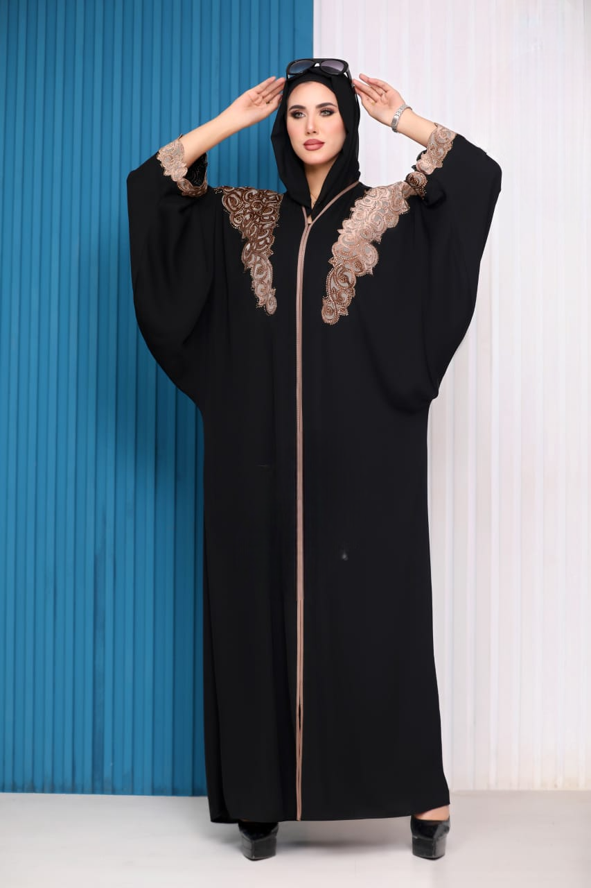 ملحفة خليجي حرير خروج حريمى كود 401