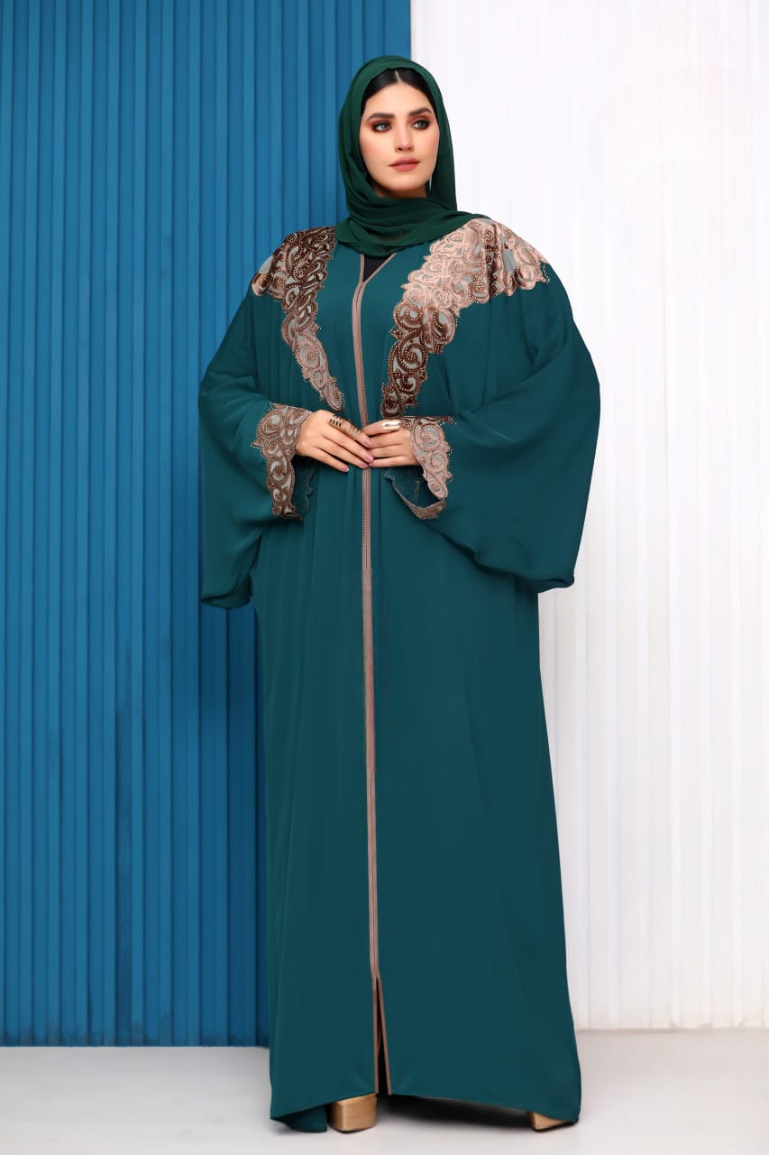 ملحفة خليجي حرير خروج حريمى كود 401