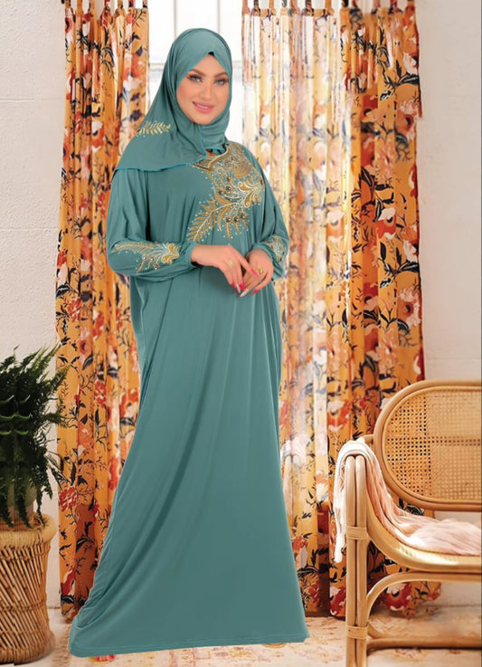 M S Y اسدال محجبات 2044 تركواز من
