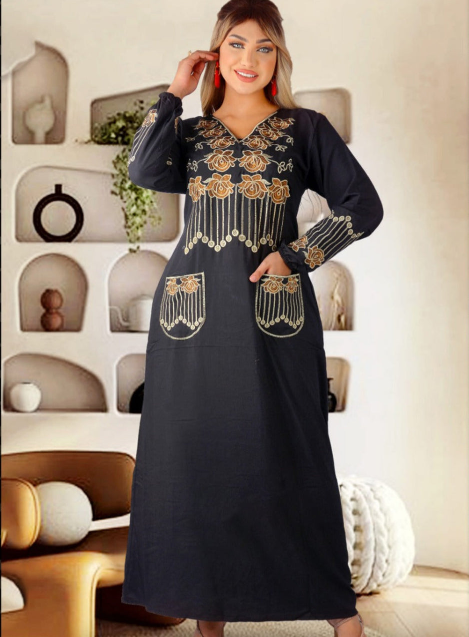 8098 عبايه استقبال قطن  كود