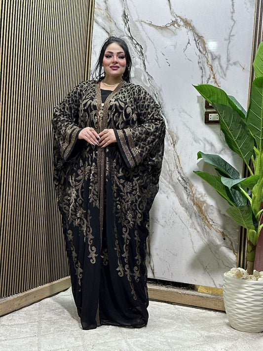 ملحفة خليجي حرير خروج حريمى كود 303