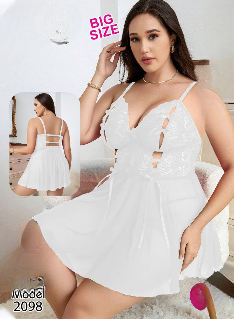 2098 لانجرى شيفون بيج سايز كود