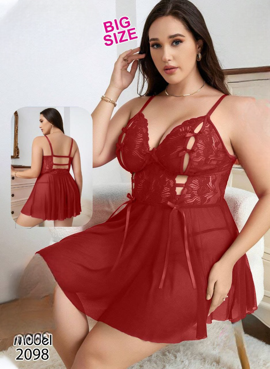 2098 لانجرى شيفون بيج سايز كود