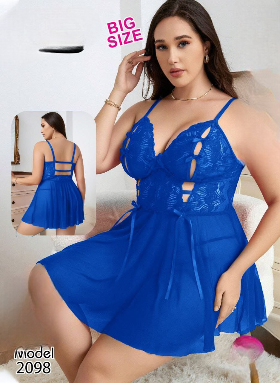 2098 لانجرى شيفون بيج سايز كود