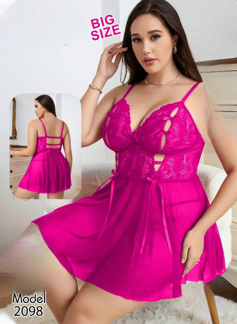 2098 لانجرى شيفون بيج سايز كود