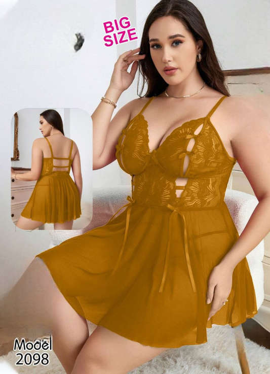 2098 لانجرى شيفون بيج سايز كود