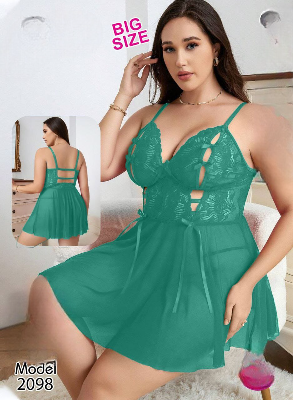 2098 لانجرى شيفون بيج سايز كود