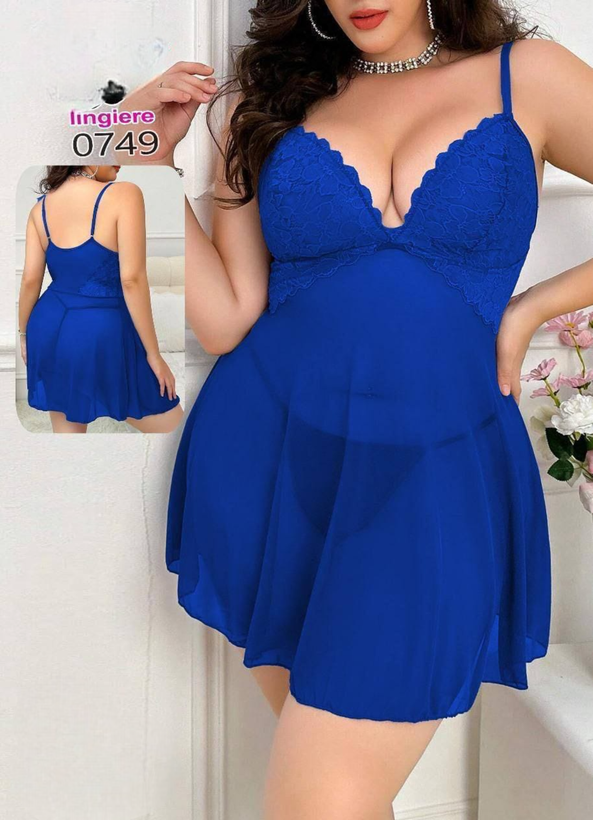 لانجرى شيفون بيج سايز كود  0749