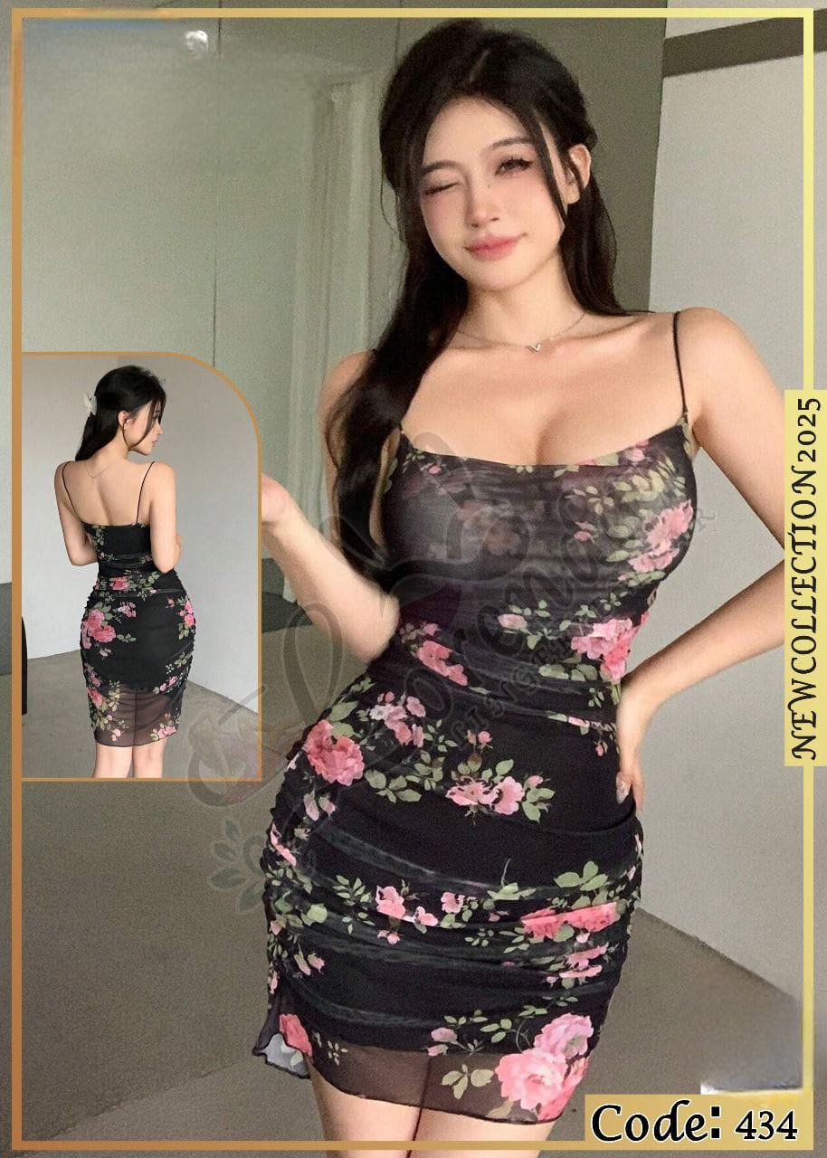 لانجرى شيفون فري سايز كود  434