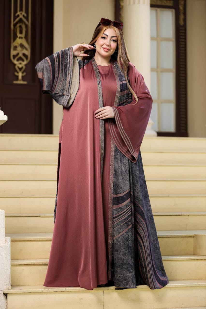 عباية خليجي حرير خروج حريمى كود 2018