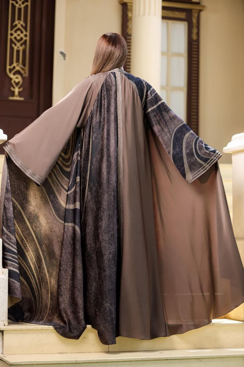 عباية خليجي حرير خروج حريمى كود 2018