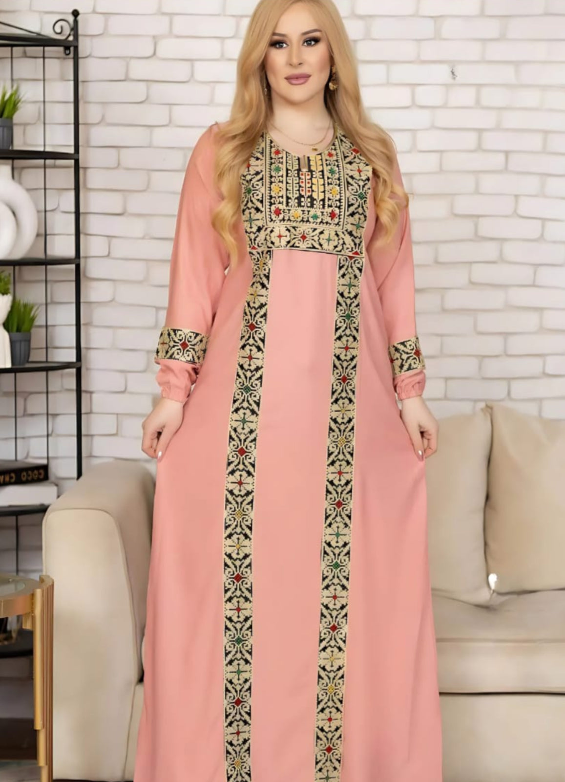 A1044 عبايه استقبال قطن  كود