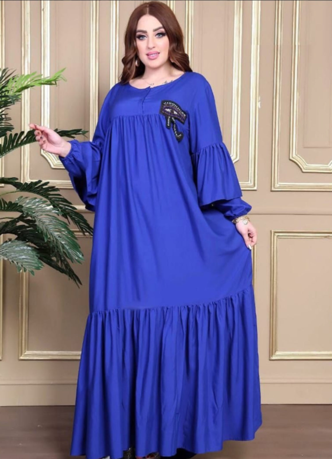 A1041 عبايه استقبال قطن  كود