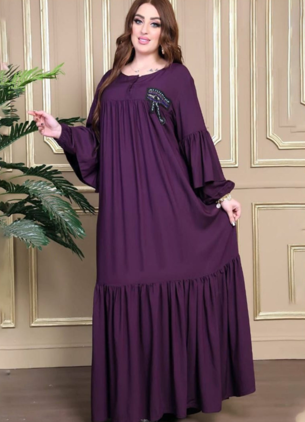 A1041 عبايه استقبال قطن  كود