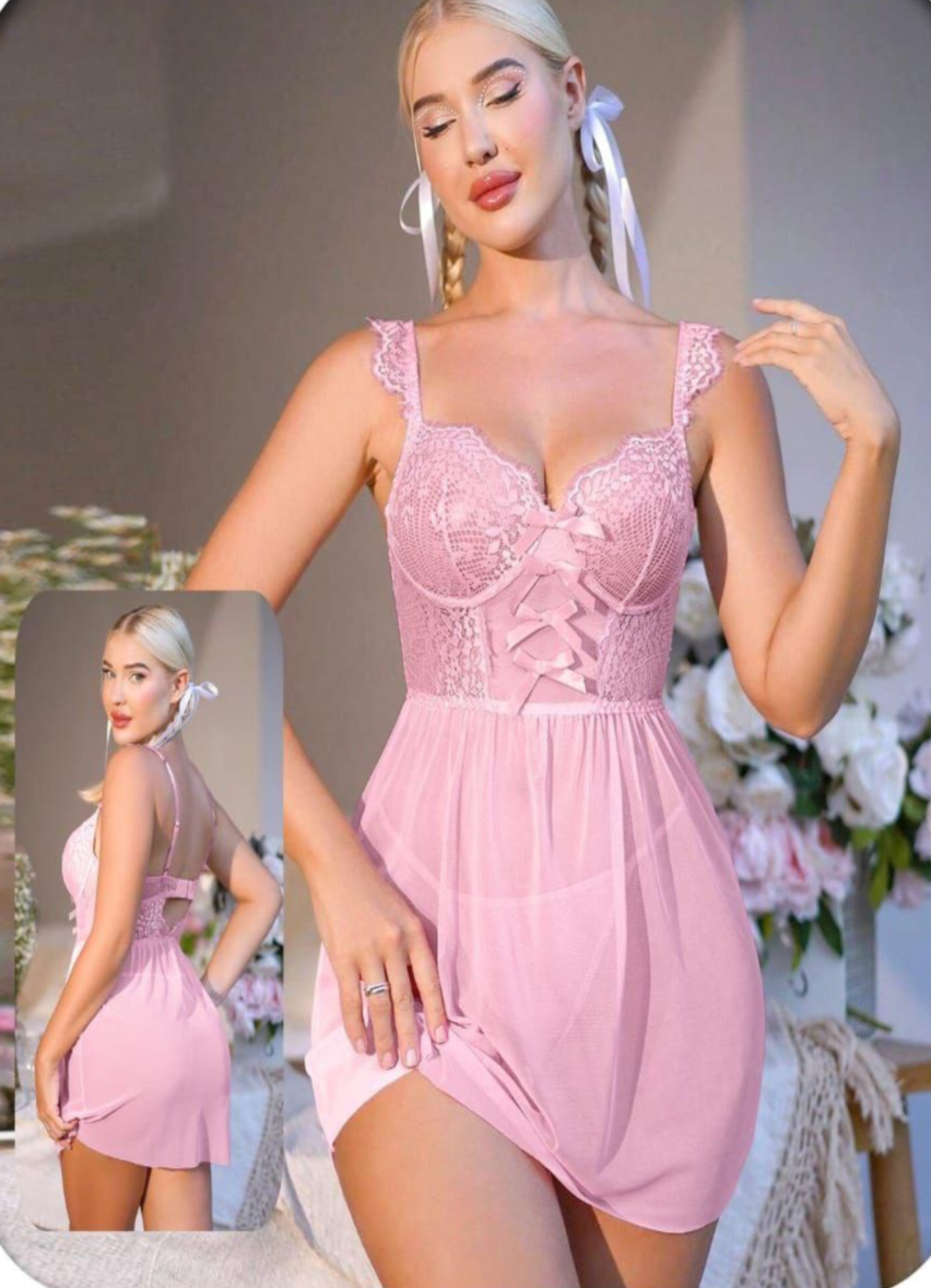 لانجرى شيفون فري سايز كود  8091