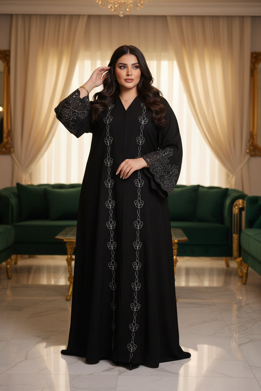 عباية خليجي حرير خروج حريمى كود 2020