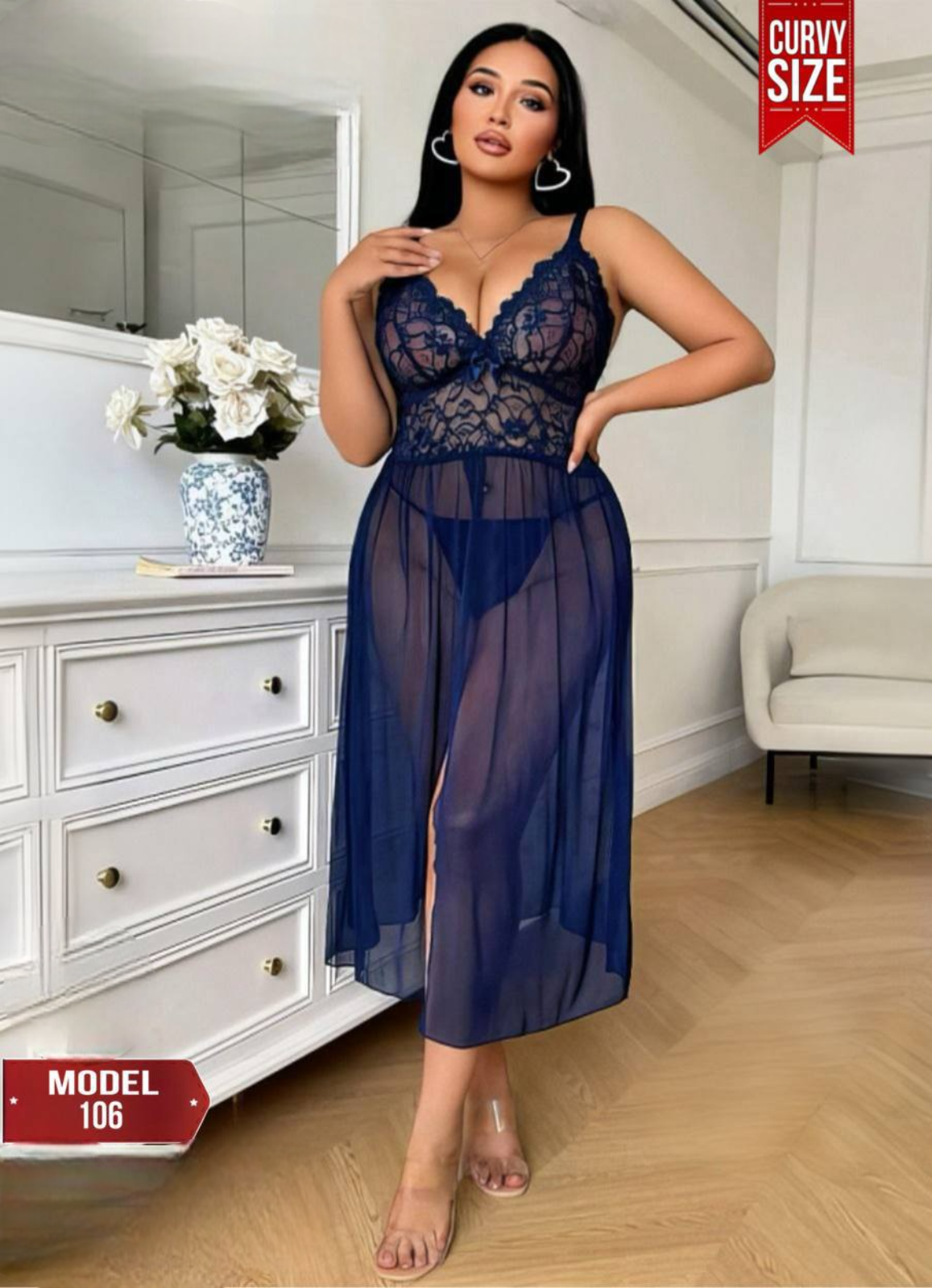 106  لانجرى شيفون بيج سايز كود