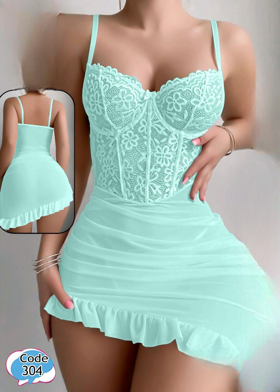 304 لانجرى شيفون فري سايز كود