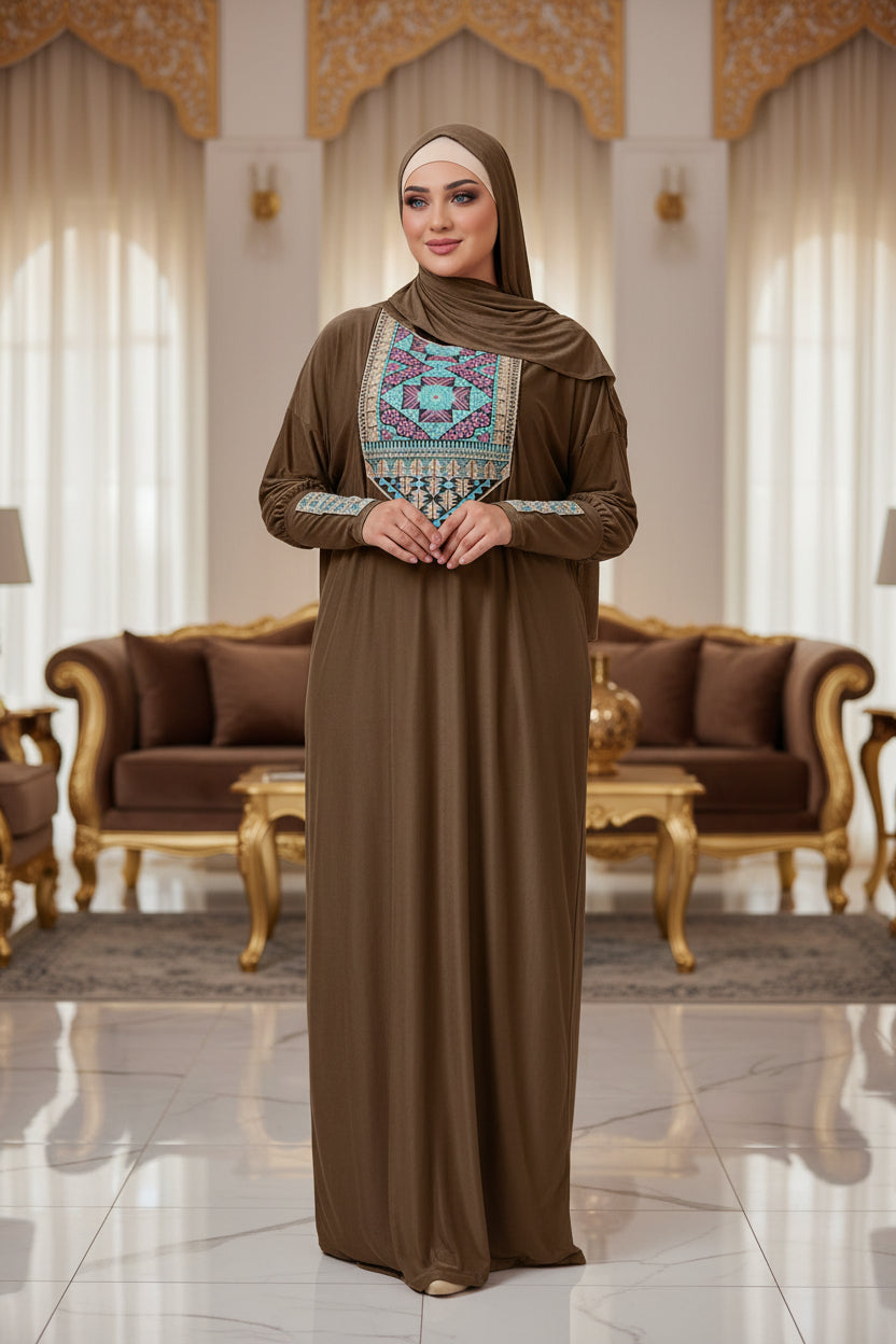 اسدال محجيات مطرز كود  80114