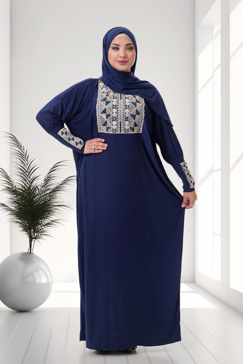 اسدال محجيات مطرز كود  80116