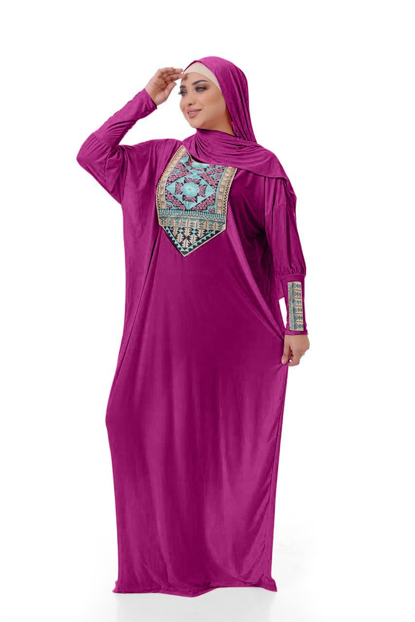 اسدال محجيات مطرز كود  80114