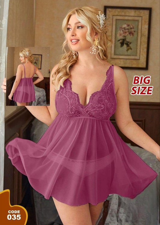 035 لانجرى شيفون بيج سايز كود