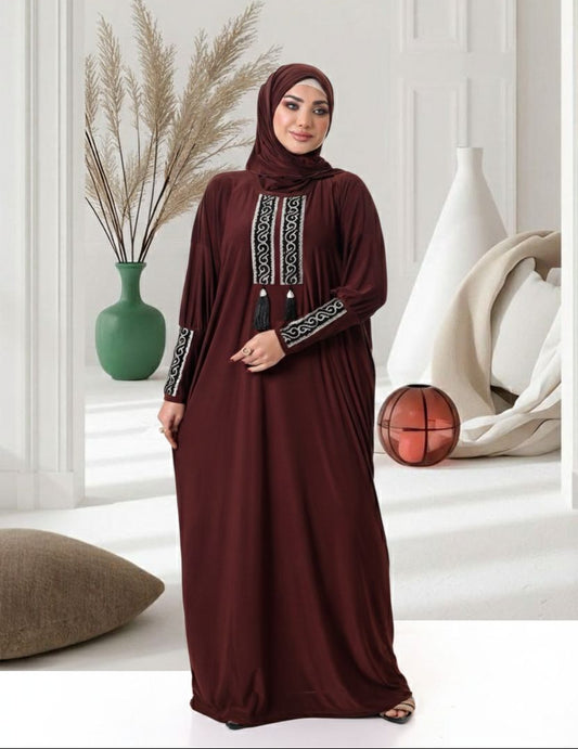 اسدال محجيات مطرز كود  80129