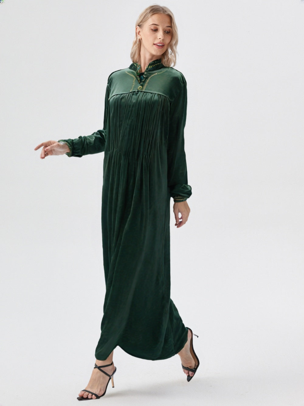 عباية بيتي شتوي قطيفة 6042