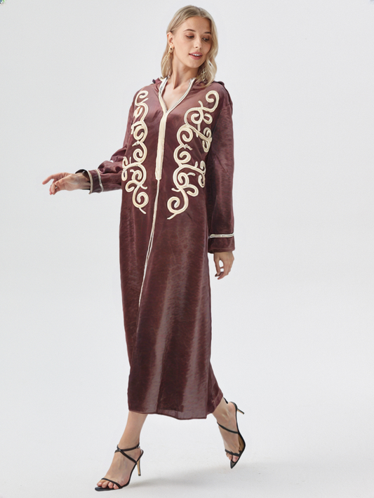 عباية بيتي شتوي قطيفة 6045