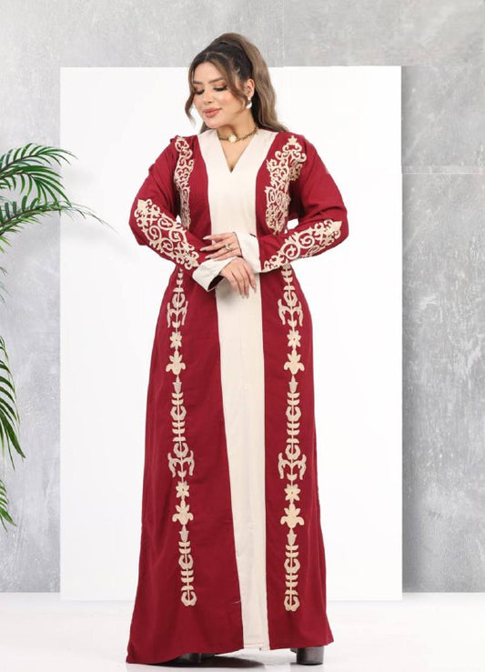 لون نبيتي A100  عبايه منزلي كود