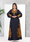 لون اسود A103  عبايه منزلي كود