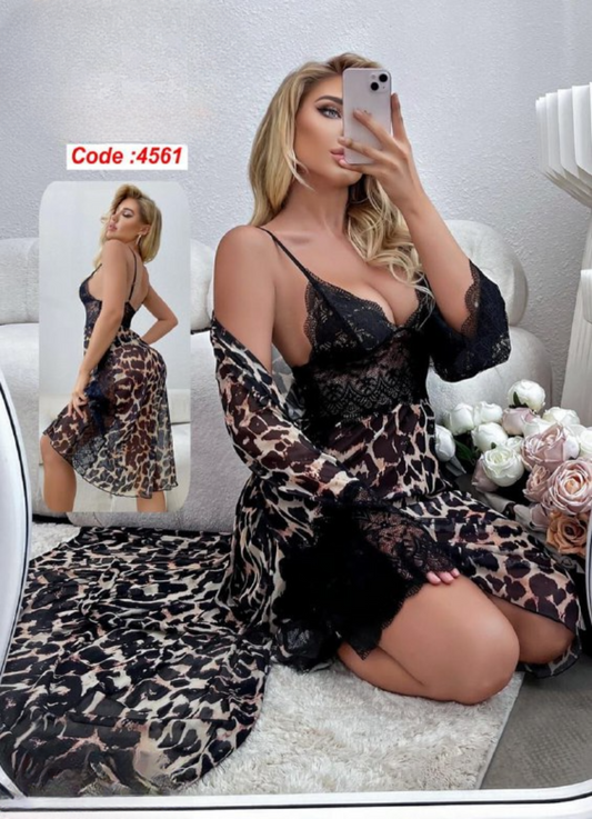 4561 لانجرى شيفون فري سايز كود