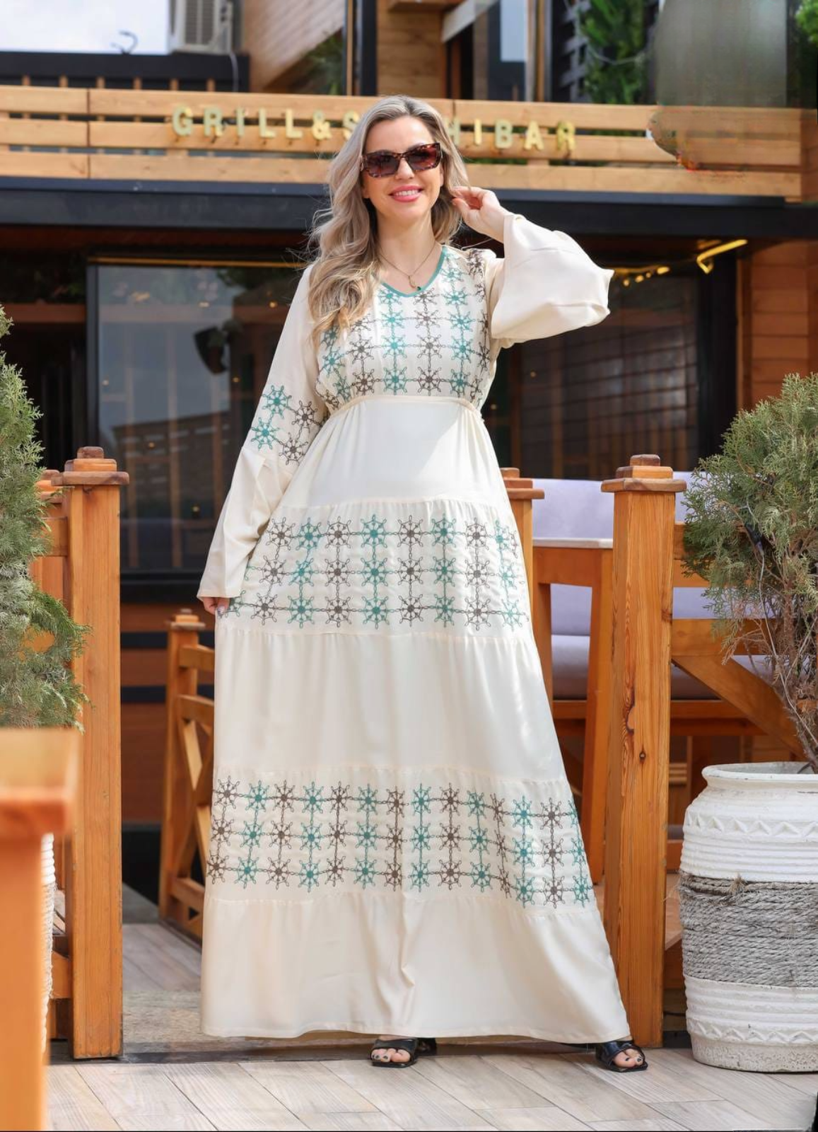 A1028 عبايه استقبال قطن  كود