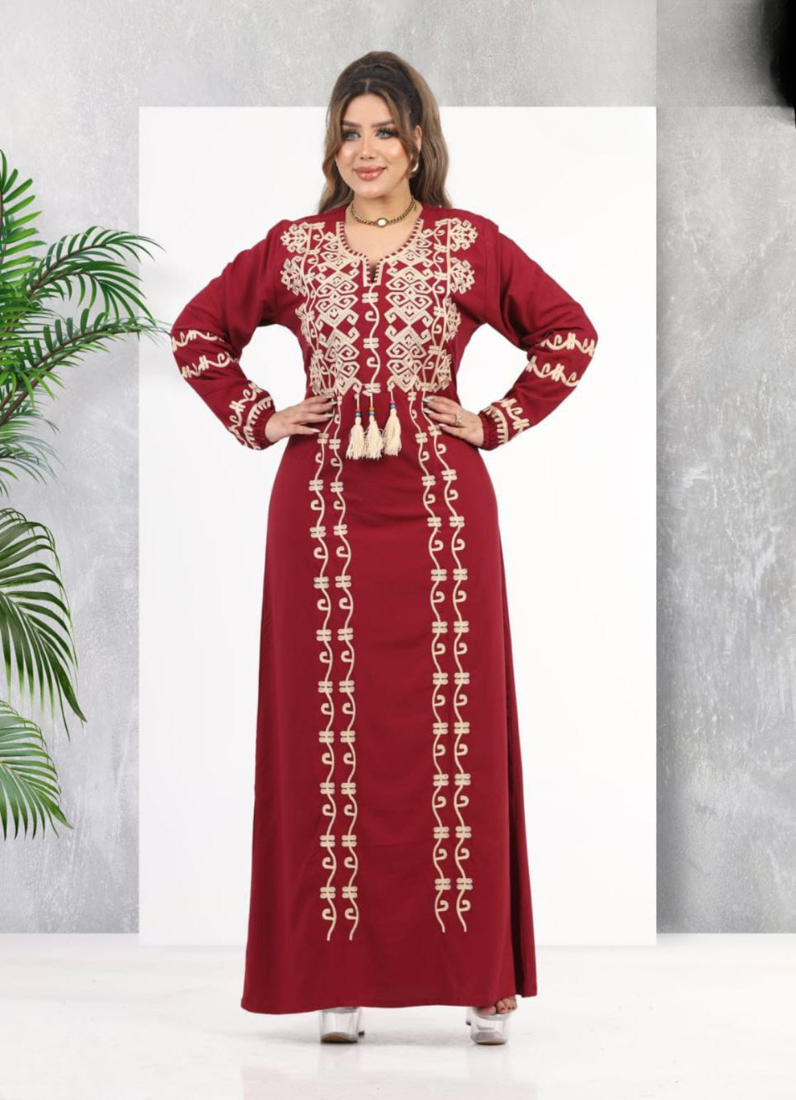 A1036 عبايه استقبال قطن  كود