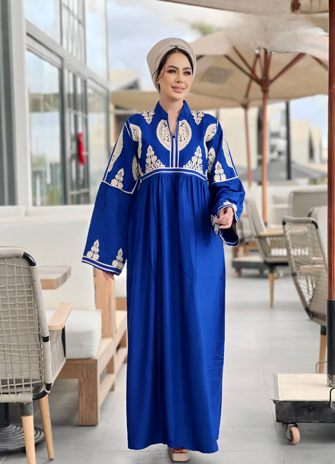 A1021 عبايه استقبال قطن  كود